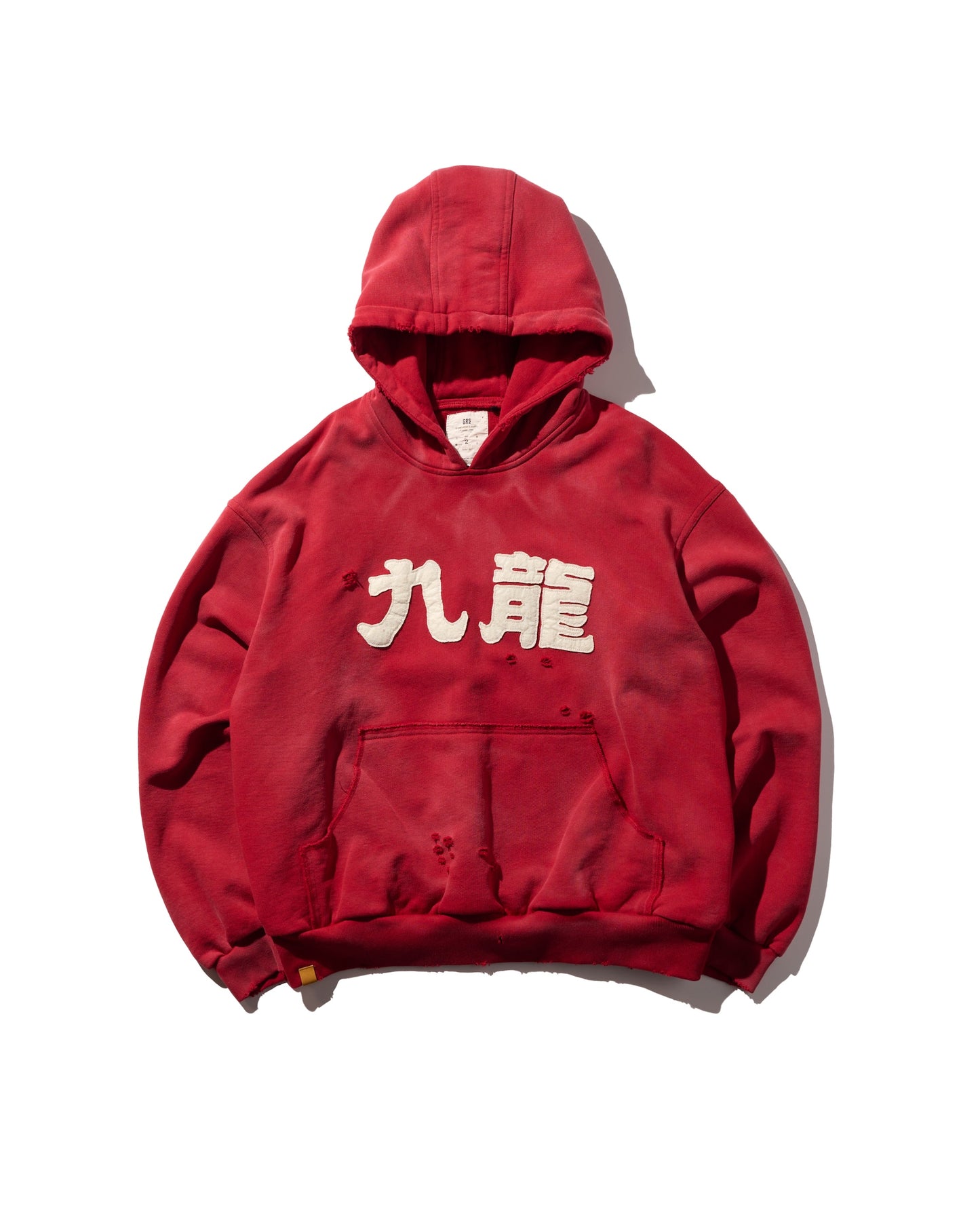 OG SUN FADED "KOWLOON" HOODIE / BURGUNDY