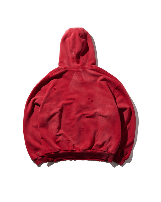 OG SUN FADED "KOWLOON" HOODIE / BURGUNDY
