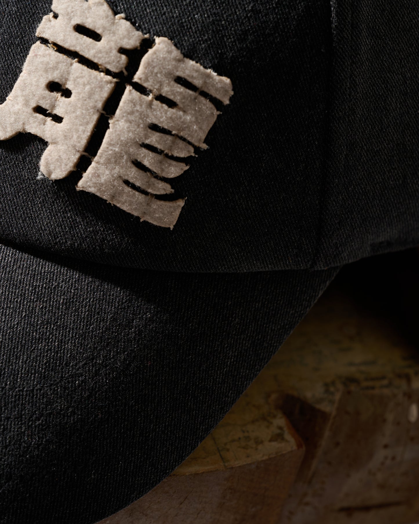 OG HAND QUILTED “KOWLOON” CAP / FADED BLACK