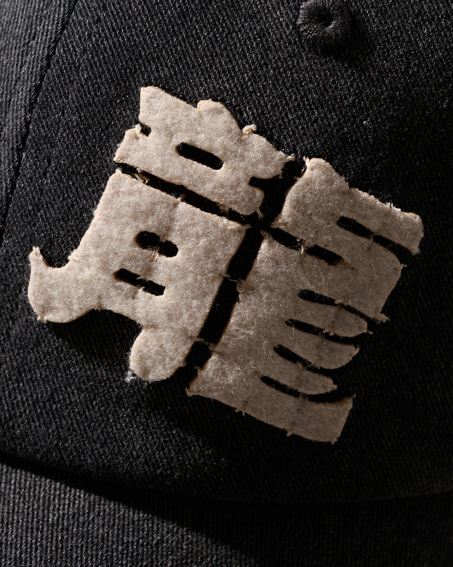 OG HAND QUILTED “KOWLOON” CAP / FADED BLACK