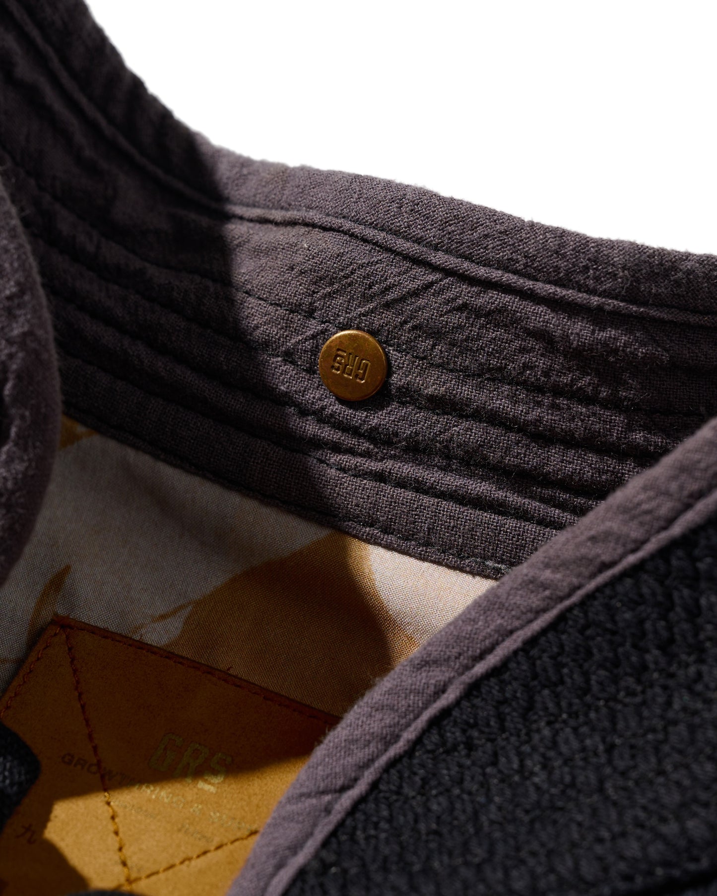 SASHIKO KUNG FU JACKET / KUROZOME