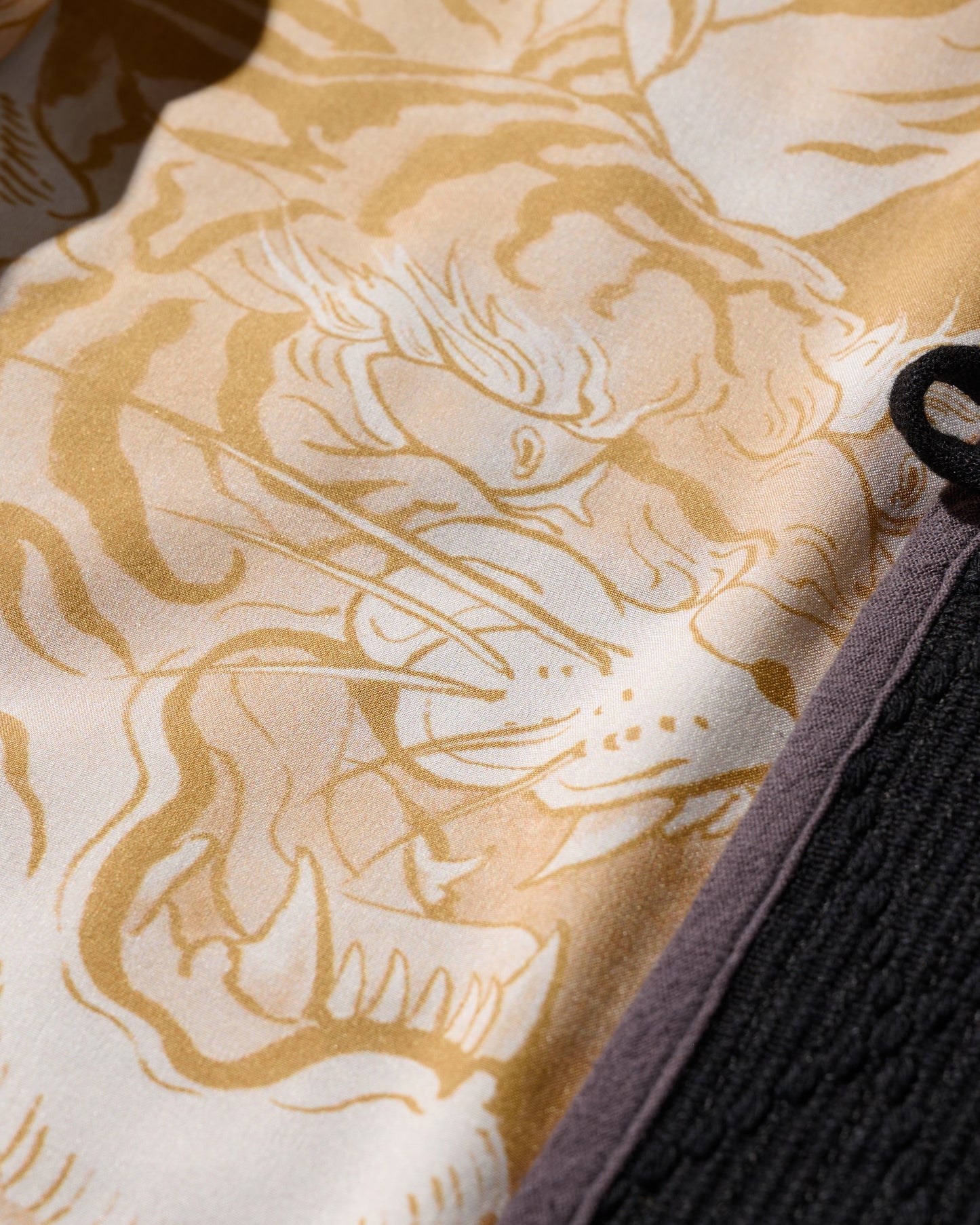 SASHIKO KUNG FU JACKET / KUROZOME