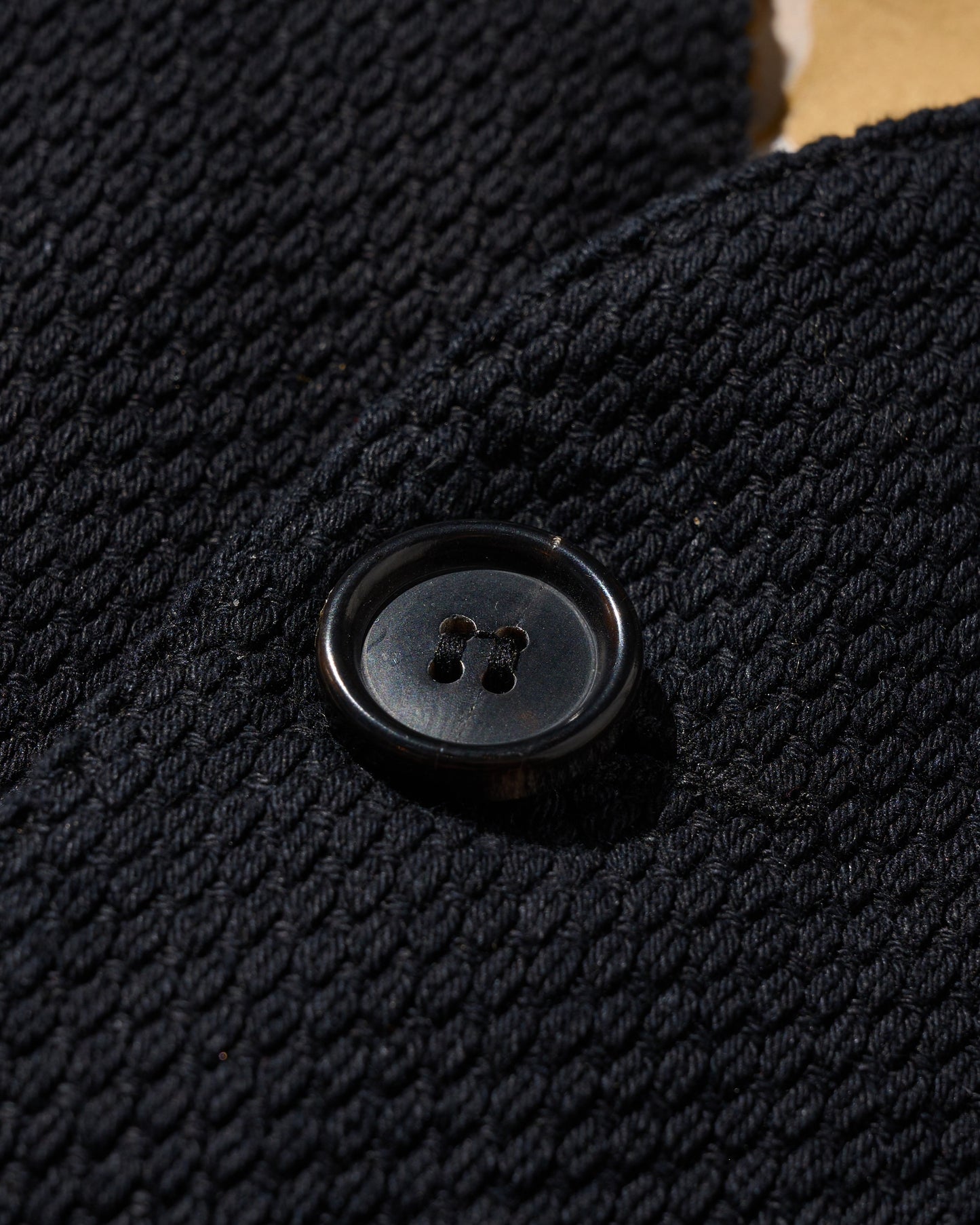 SASHIKO KUNG FU VEST / KUROZOME