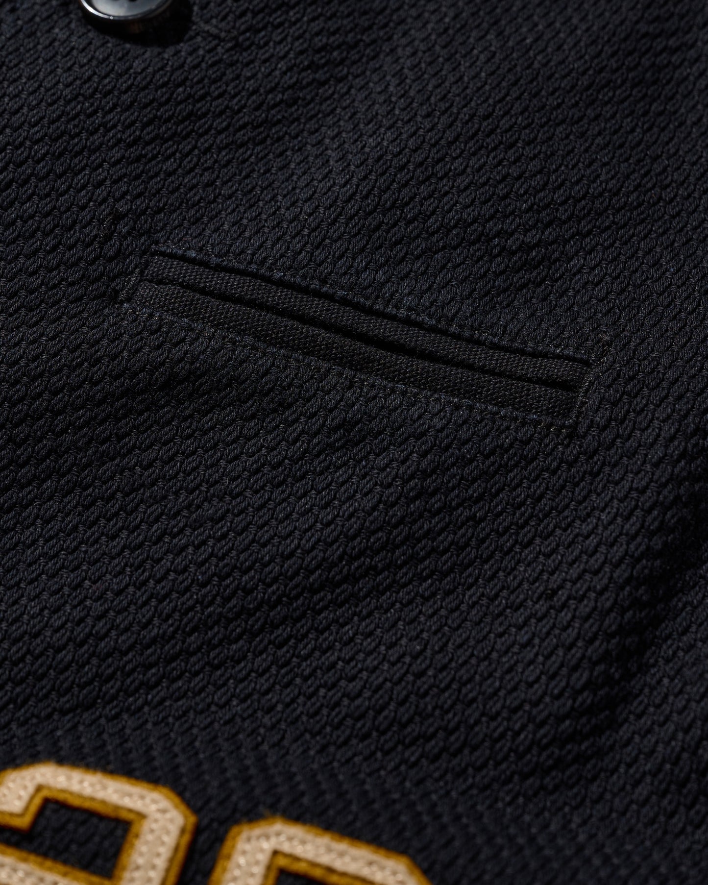 SASHIKO KUNG FU VEST / KUROZOME