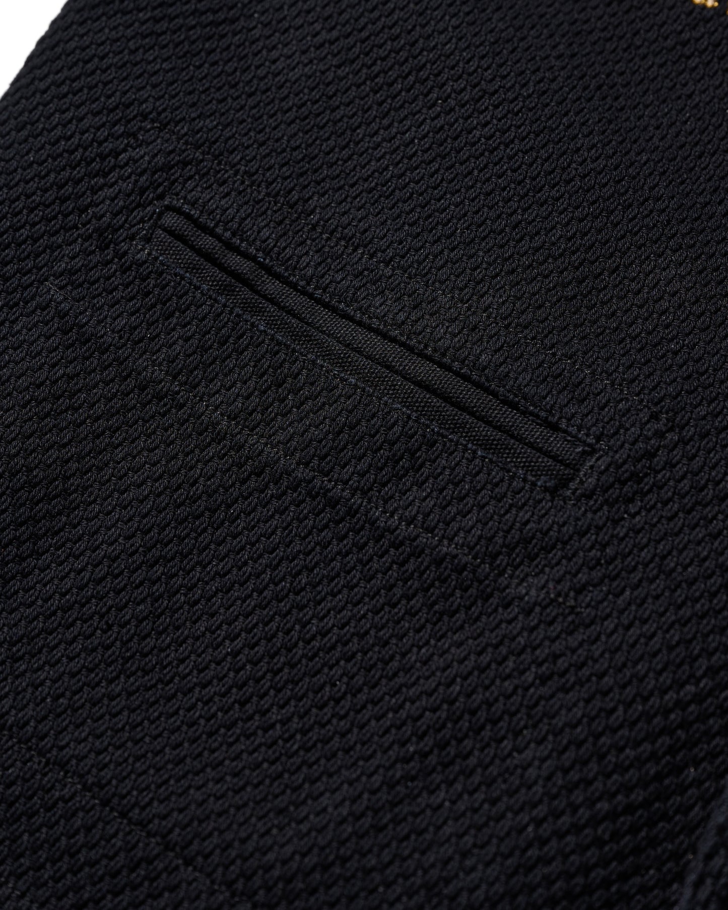 SASHIKO KUNG FU VEST / KUROZOME