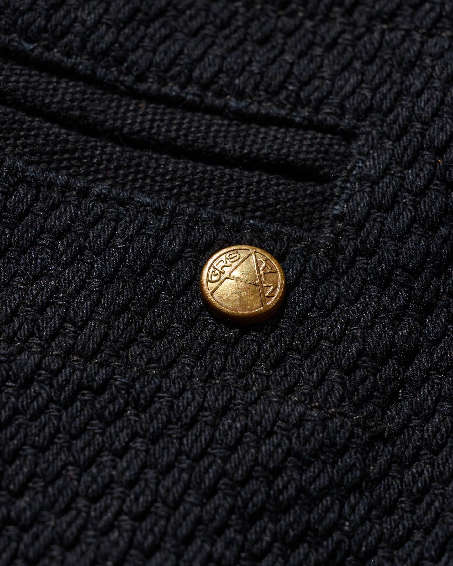 SASHIKO KUNG FU VEST / KUROZOME