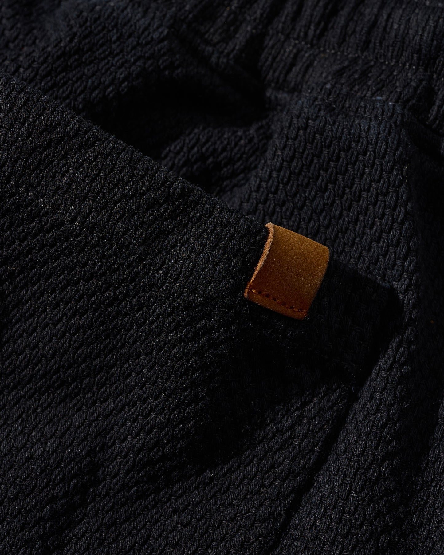 SASHIKO KUNG FU PANTS / KUROZOME