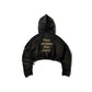 GRS x Triplet W Distressed “Kowloon” Cropped Zip-up Hoodie Black x Gold
