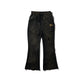 GRS x Triplet M Distressed Flare Sweatpants / Black x Gold