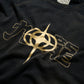 GRS x Triplet M Distressed "Kowloon" SS Sweat Top / Black x Gold