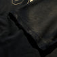GRS x Triplet M Distressed "Kowloon" SS Sweat Top / Black x Gold