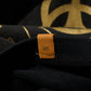 GRS x Triplet W Distressed "Kowloon" SS Sweat Top / Black x Gold