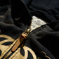 GRS x Triplet M Distressed “Kowloon” Zip-up Hoodie / Black