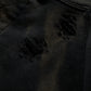 GRS x Triplet M Distressed “Kowloon” Zip-up Hoodie / Black