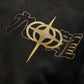 GRS x Triplet M Distressed Flare Sweatpants / Black x Gold