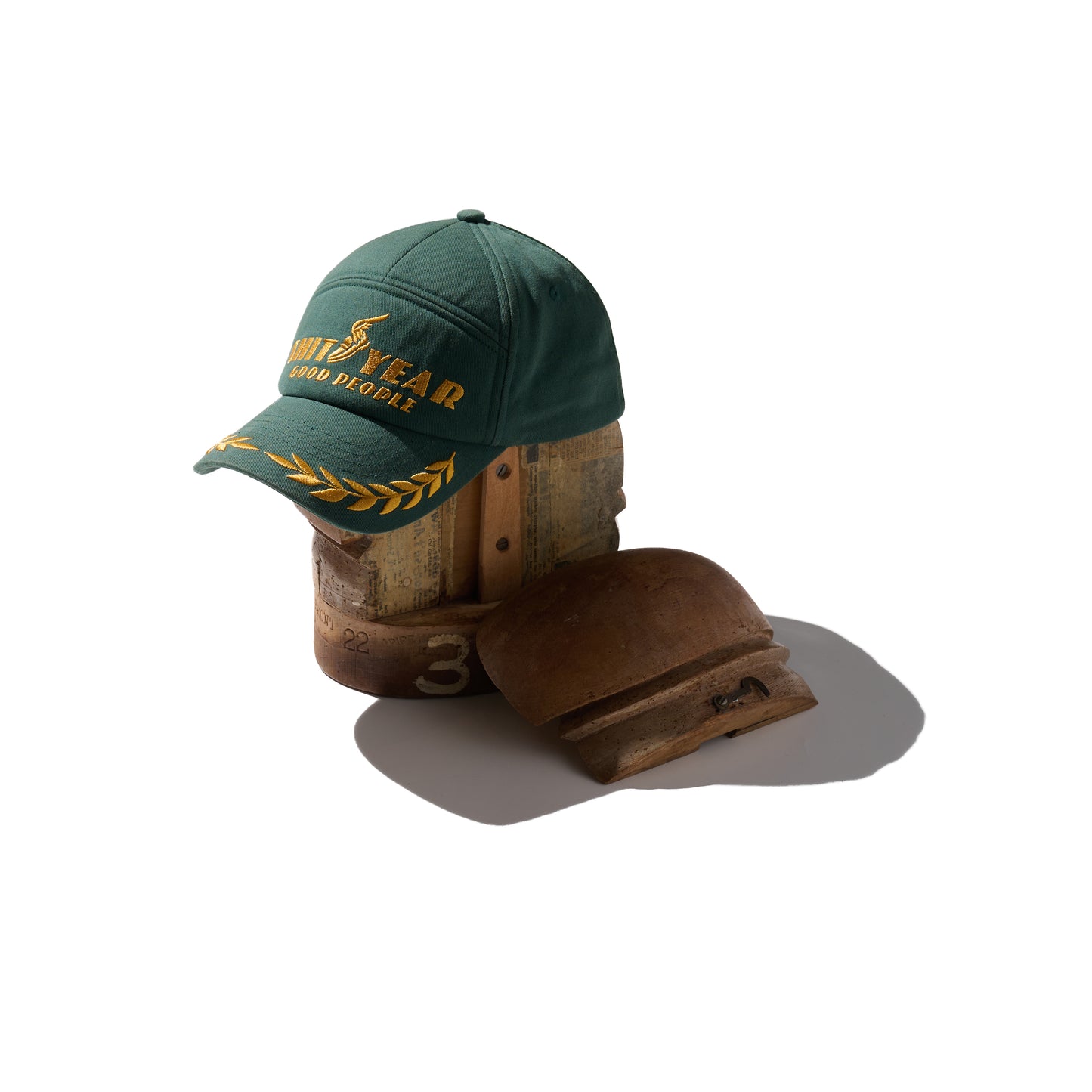 “Shit Year Good People” Racing Cap / Gotland Green