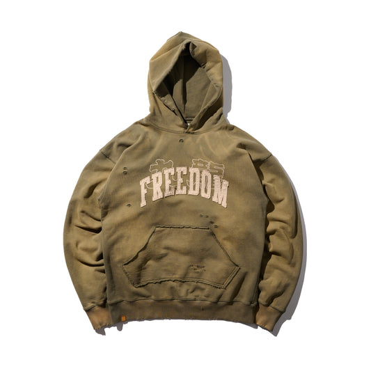 “Freedom & Peace” Sun Faded  “Freedom” Hoodie