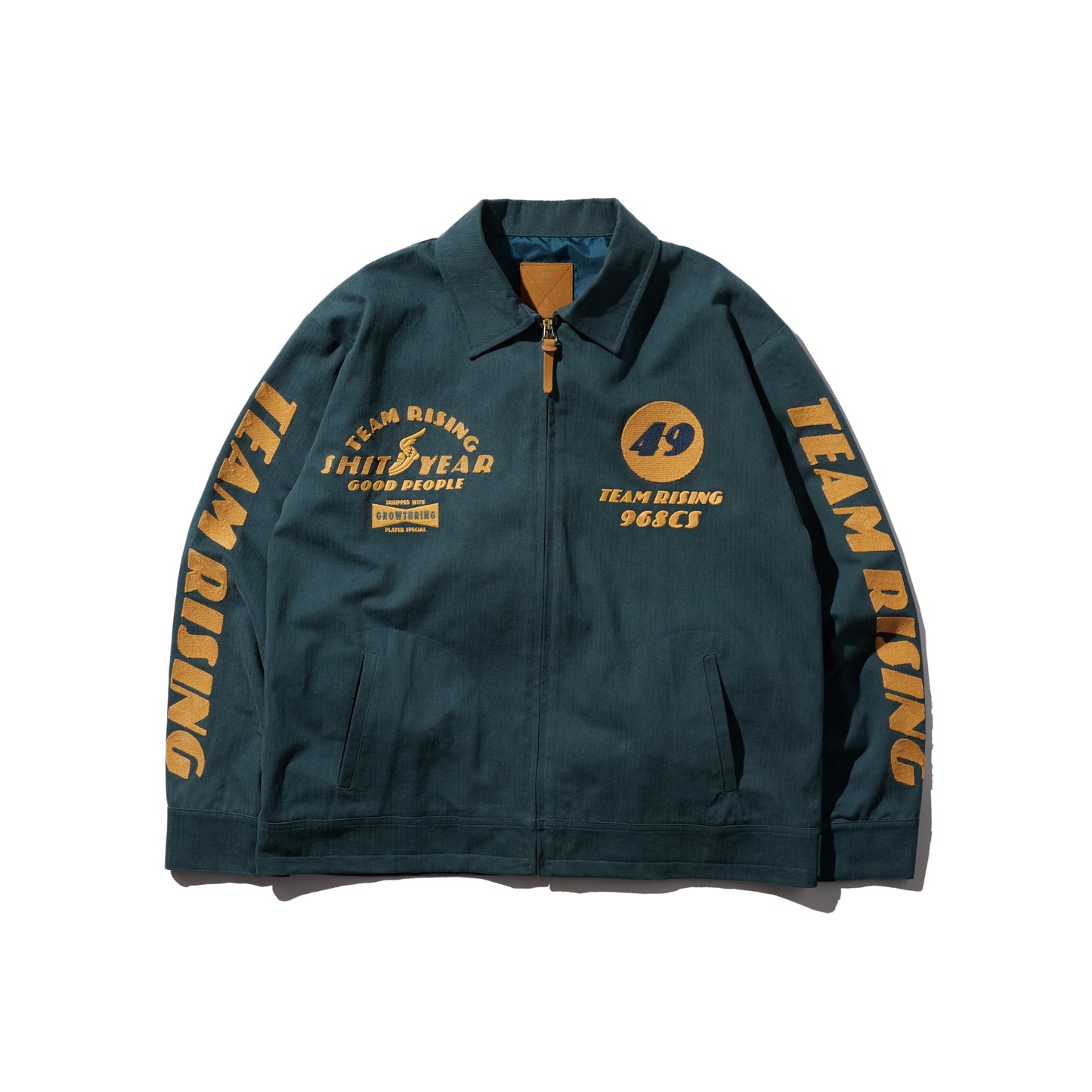 “Shit Year Good People” Mechanic Jacket / Gotland Green