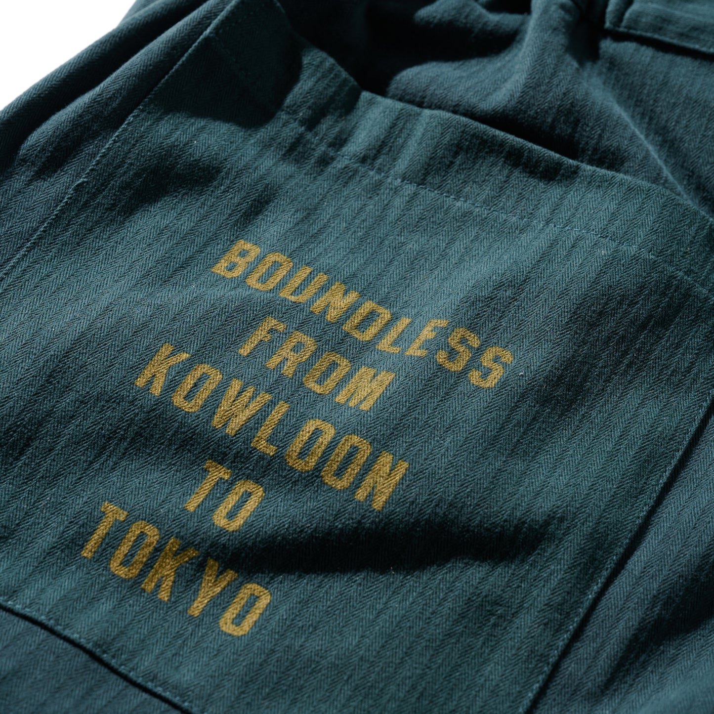 [T-SITE DAIKANYAMA IN-STORE EXCLUSIVE] “Shit Year Good People” Work Coverall / Gotland Green