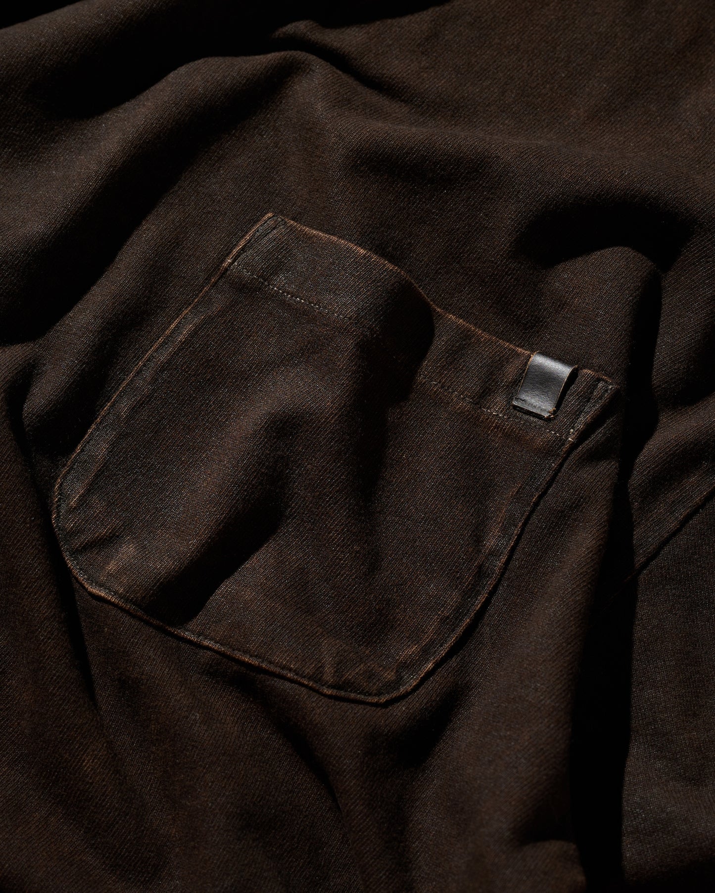 MUD DYEING S/S POCKET BIG TEE