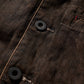 MUD DYEING HERRINGBONE TWILL WAISTCOAT