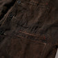 MUD DYEING HERRINGBONE TWILL WAISTCOAT