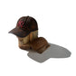 MUD DYEING FADED WASHED HAND QUILTED “KN” CAP