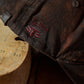 MUD DYEING FADED WASHED HAND QUILTED “KN” CAP