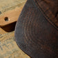 MUD DYEING FADED WASHED HAND QUILTED “KN” CAP