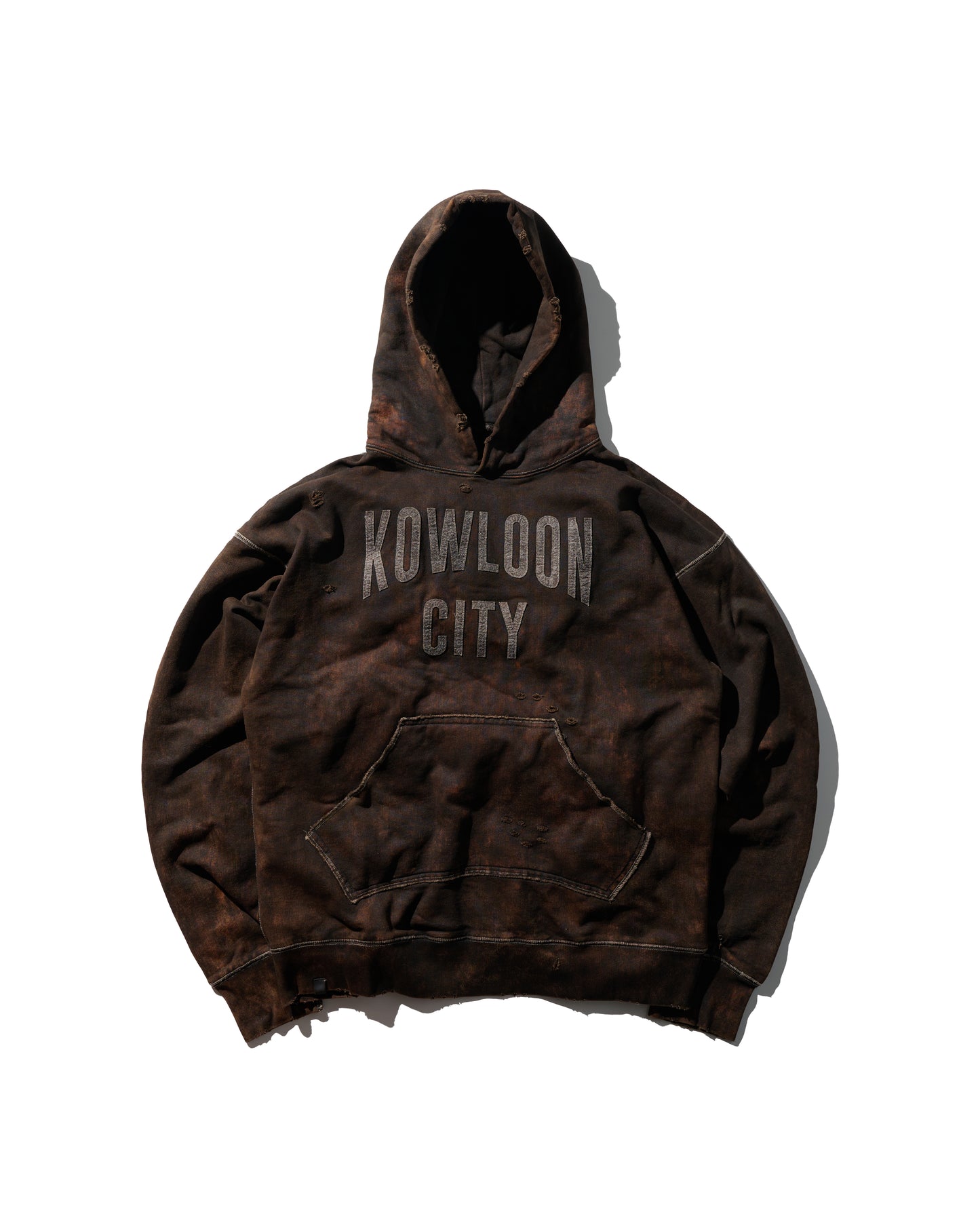 MUD DYEING KOWLOON CITY HEAVY WEIGHT HOODIE