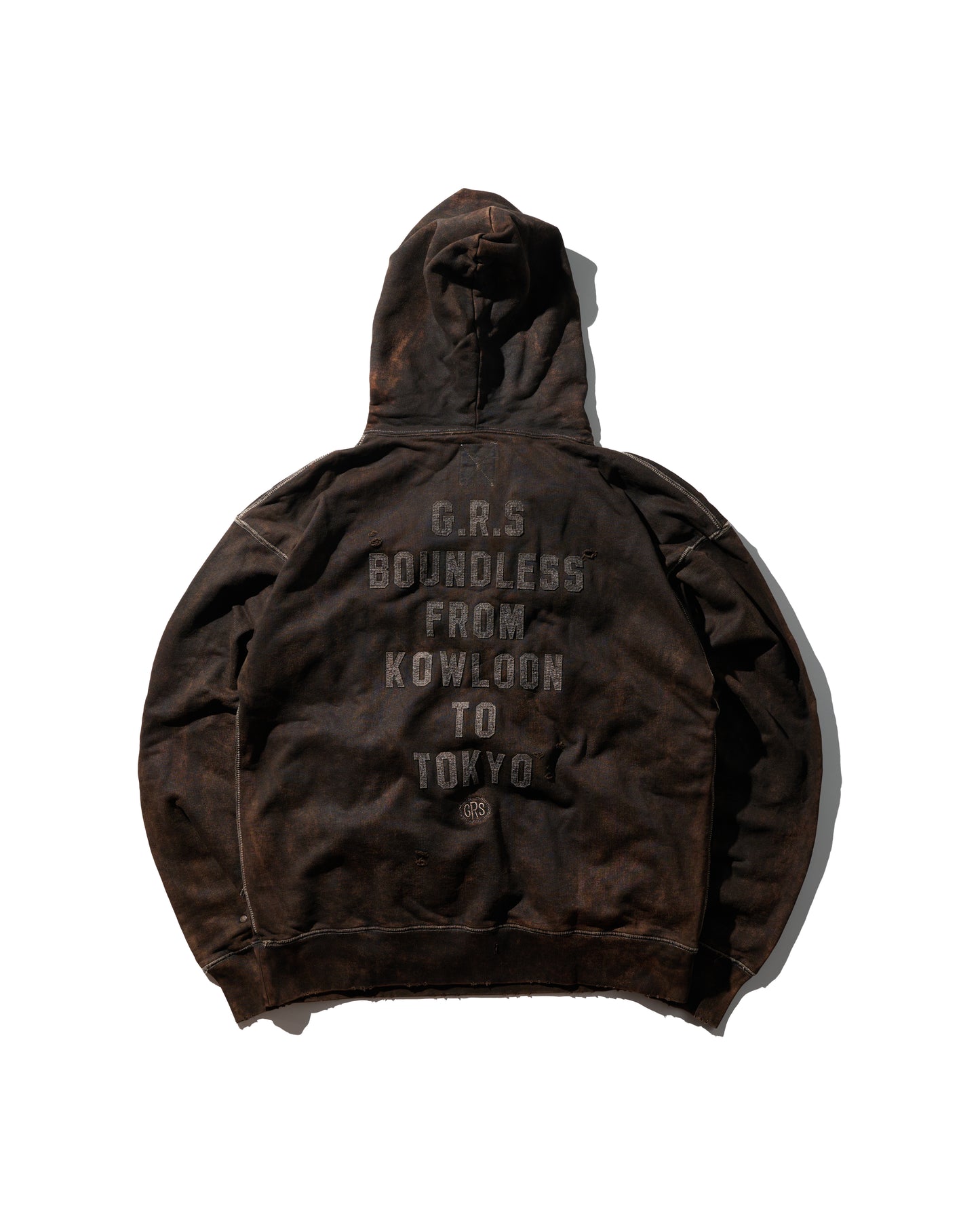 MUD DYEING KOWLOON CITY HEAVY WEIGHT HOODIE