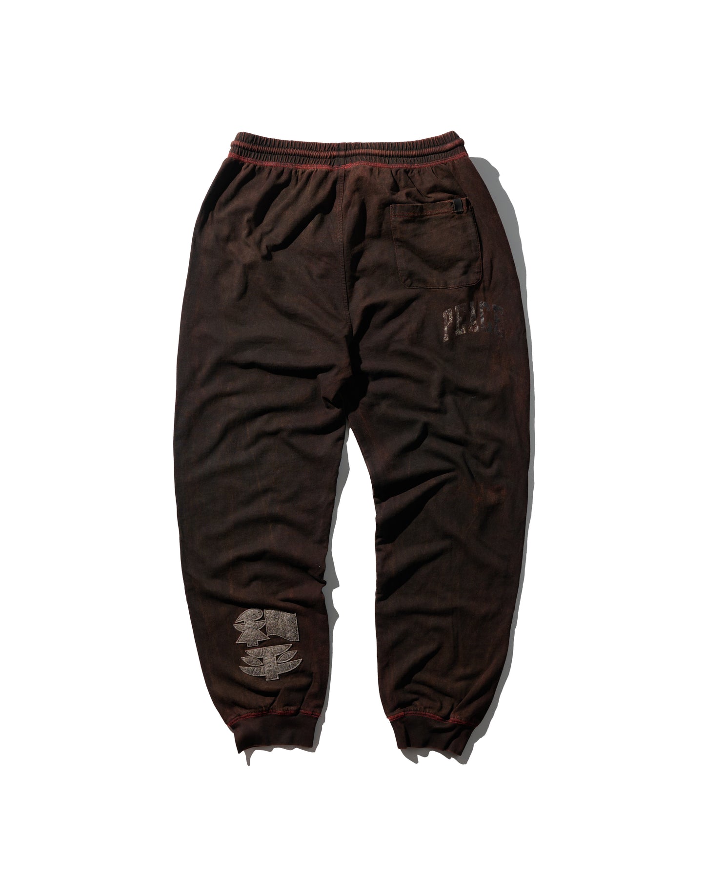MUD DYEING PEACE SWEATPANTS