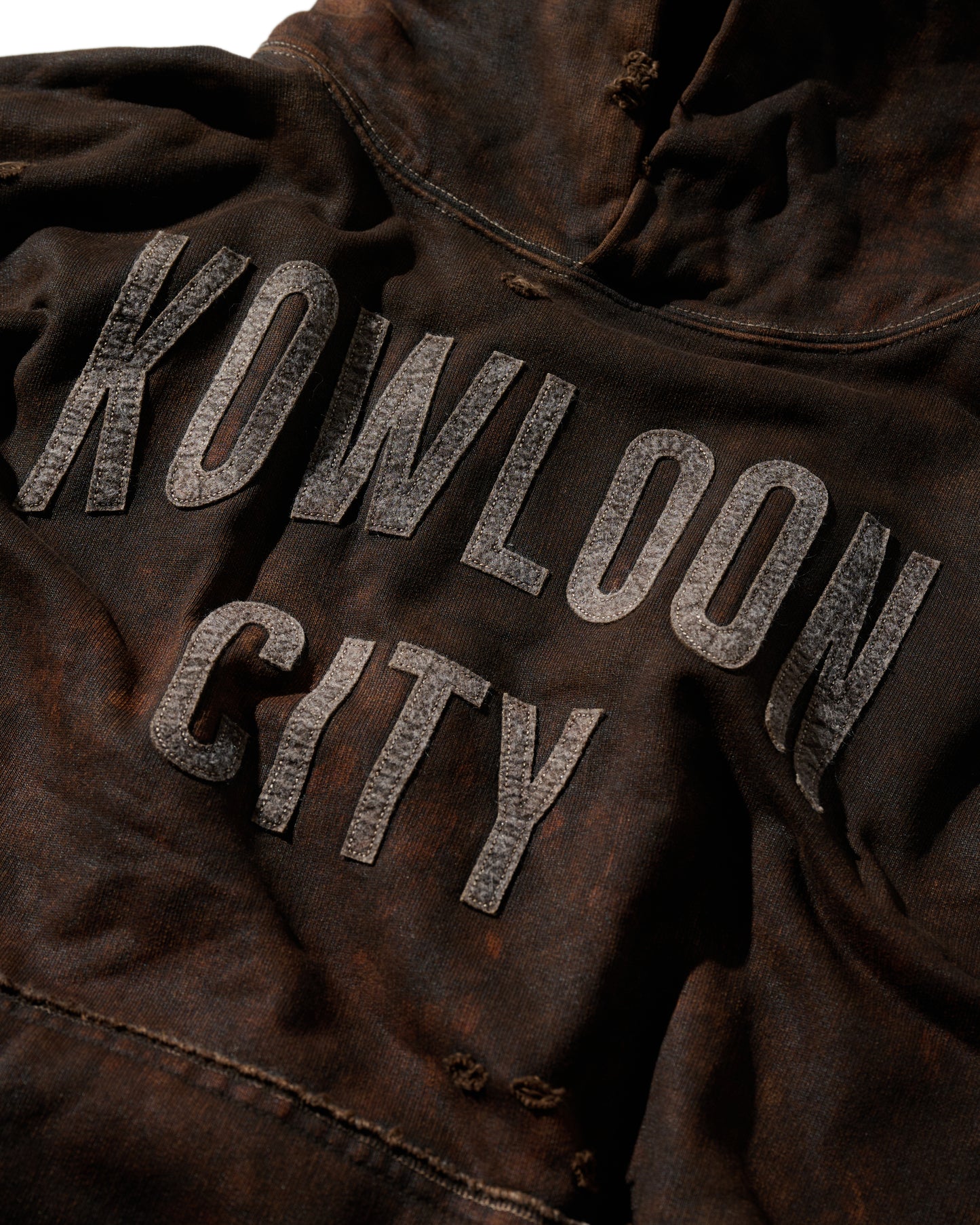 MUD DYEING KOWLOON CITY HEAVY WEIGHT HOODIE
