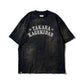 Slub Cotton Heavy Washed  Tee / Takara Black