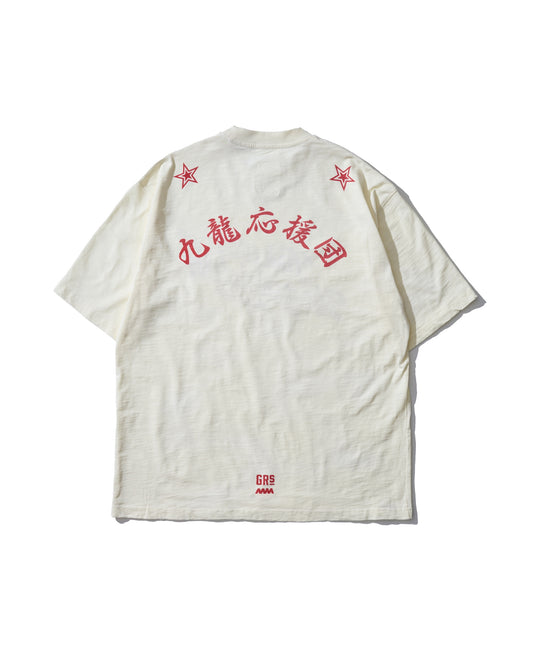 Slub Cotton Heavy Washed Tee / Oendan White