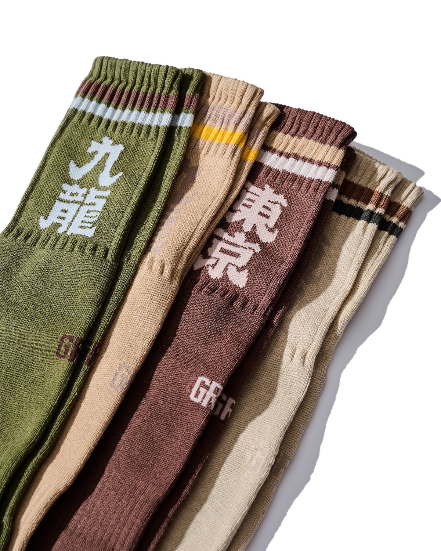 "KOWLOON TOKYO" CLASSIC TUBE SOCKS 4 PAIRS SET