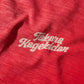 Slub Cotton Heavy Washed Tee / Kowloon Red