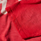 Slub Cotton Heavy Washed Tee / Kowloon Red