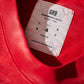 Slub Cotton Heavy Washed Tee / Kowloon Red