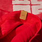 Slub Cotton Heavy Washed Tee / Kowloon Red