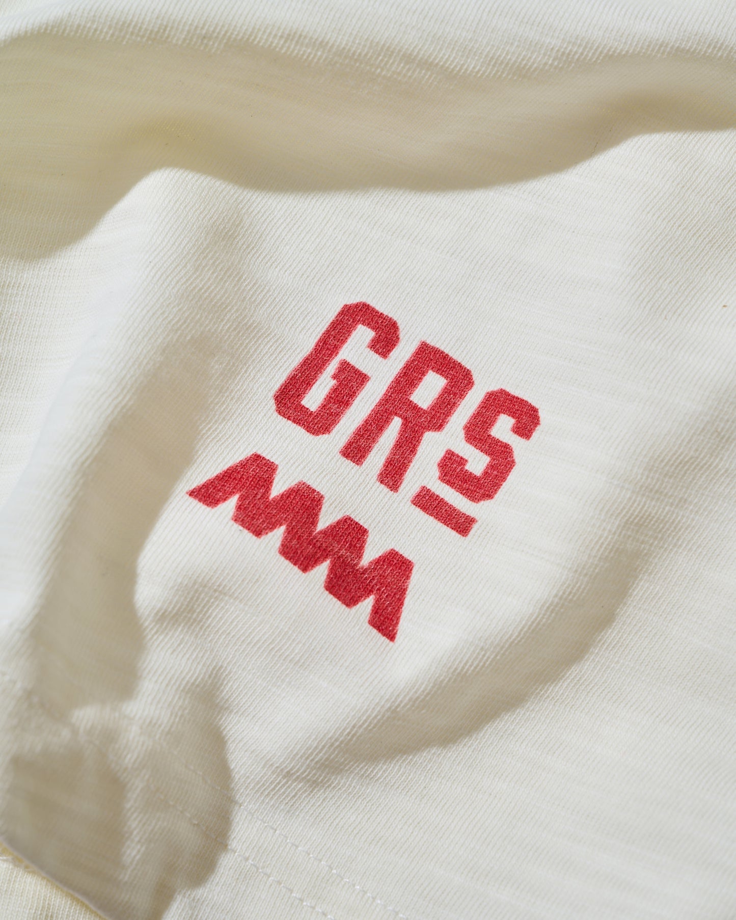 Slub Cotton Heavy Washed Tee / Oendan White