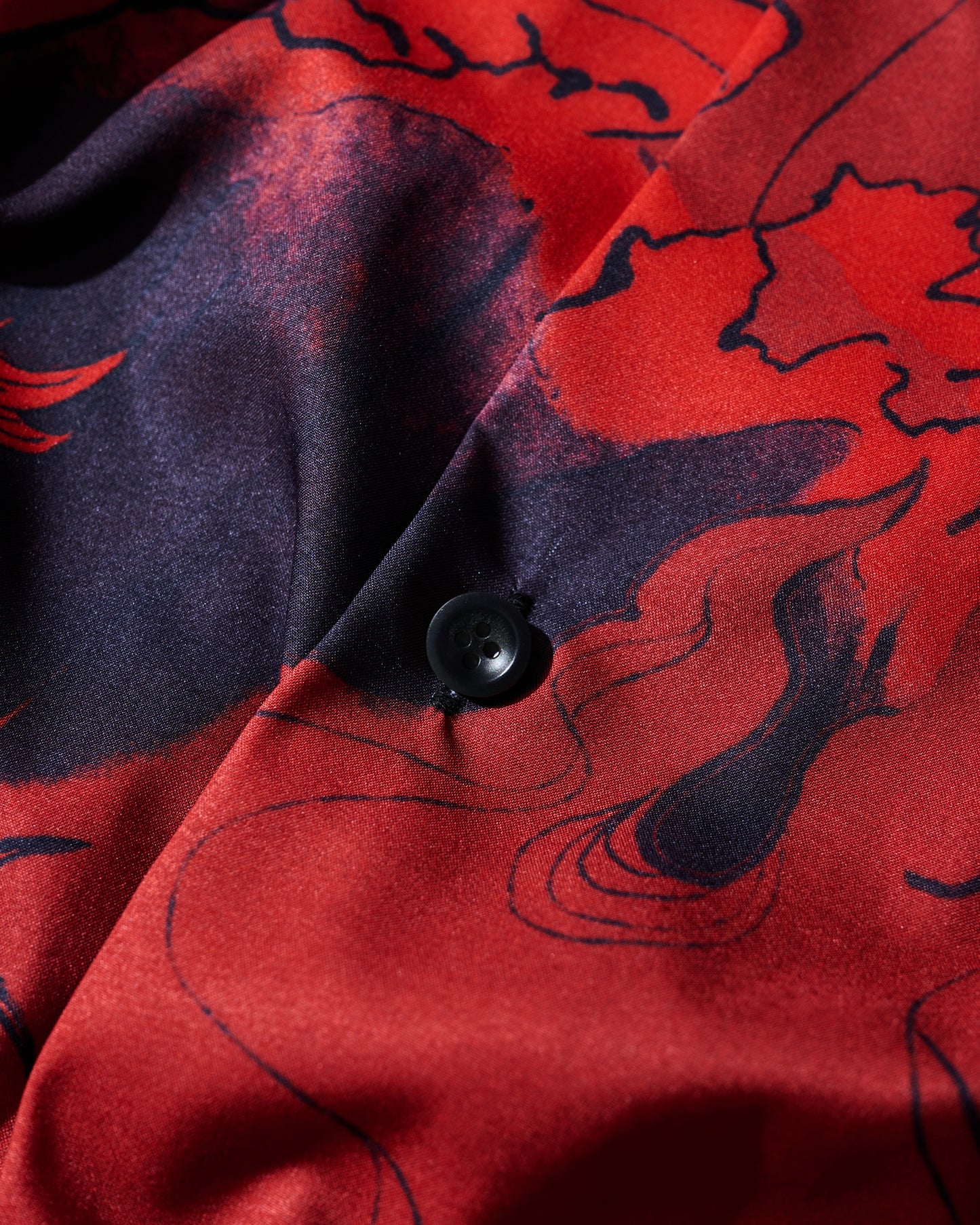 Tiger & Dragon Overprint Bowling Shirt