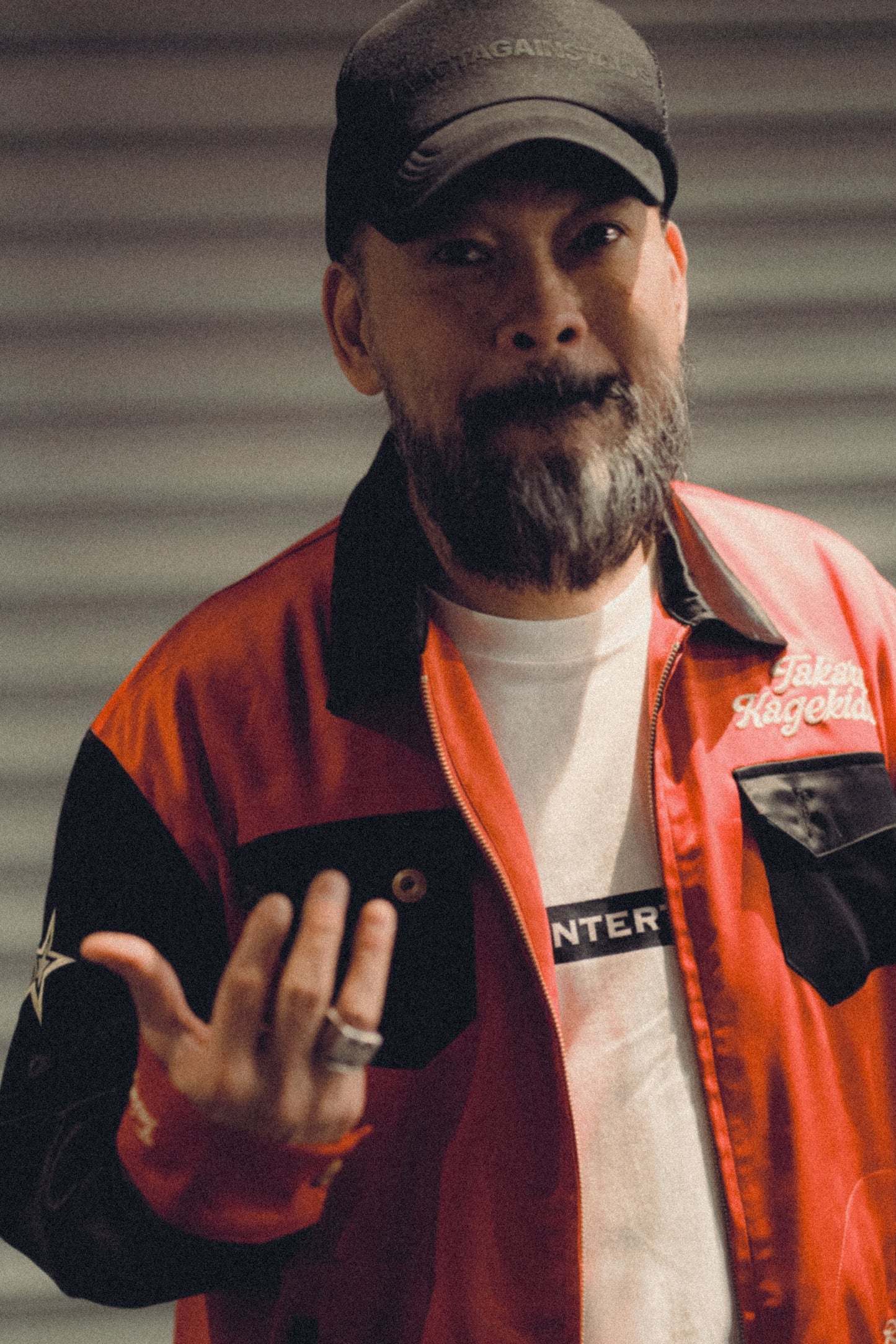 Embroidery Bowling Jacket