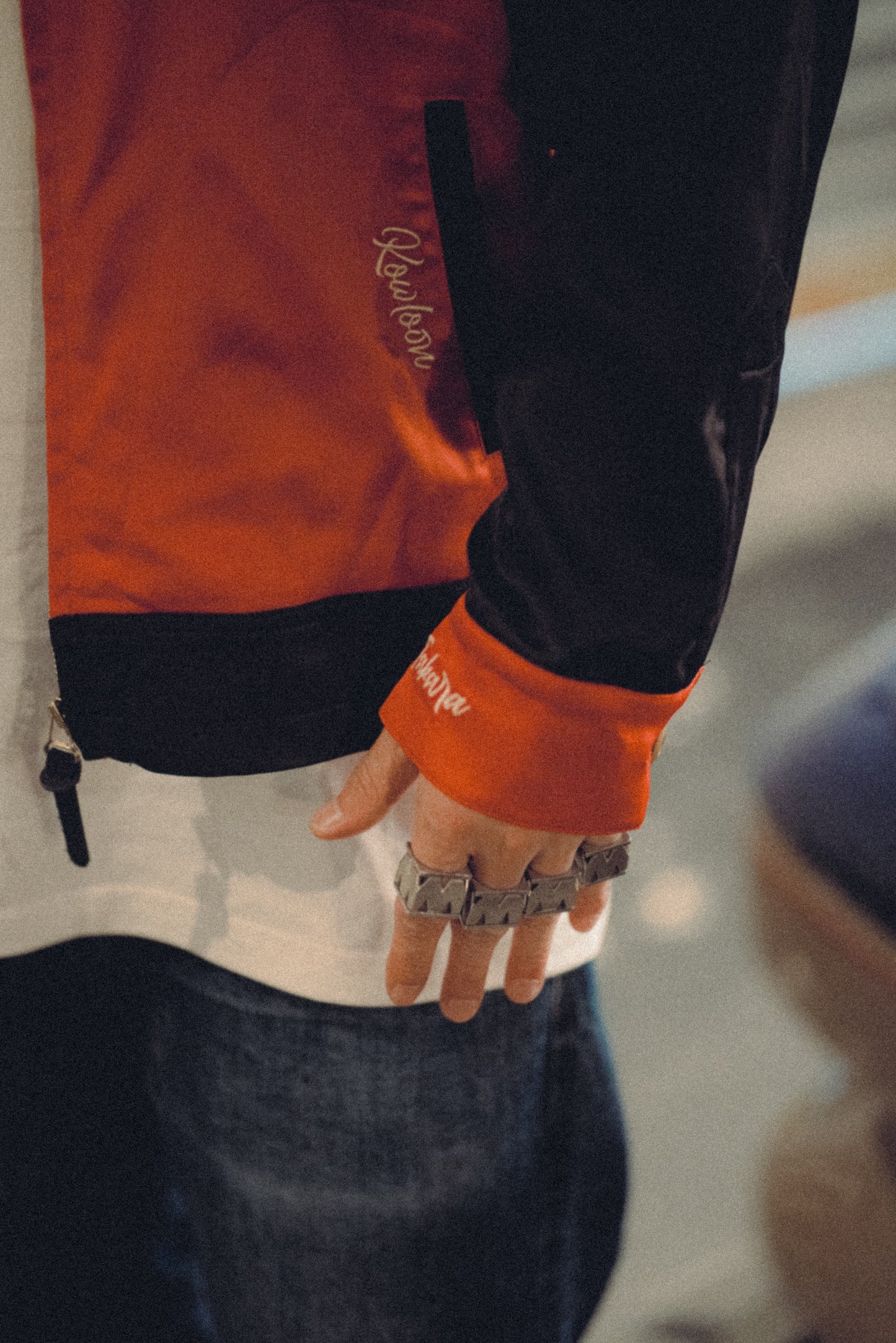 Embroidery Bowling Jacket