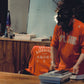 Slub Cotton Heavy Washed Tee / Kowloon Red