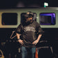 Slub Cotton Heavy Washed  Tee / Takara Black