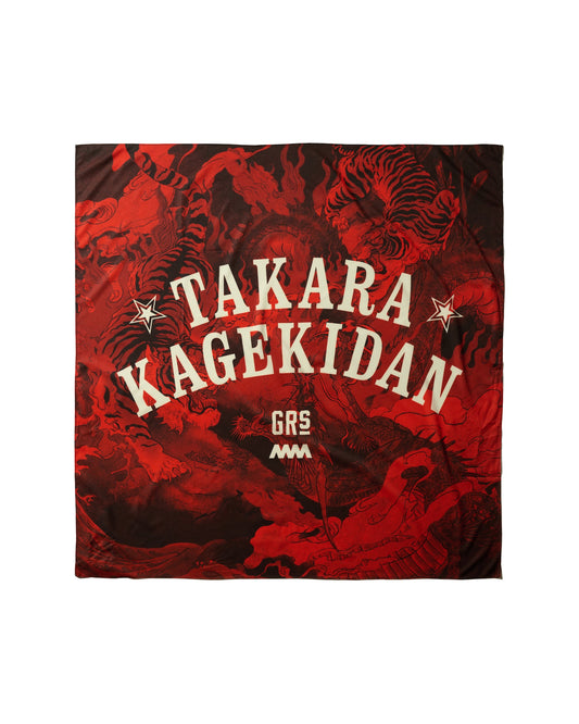 Tiger & Dragon Overprint Bandana