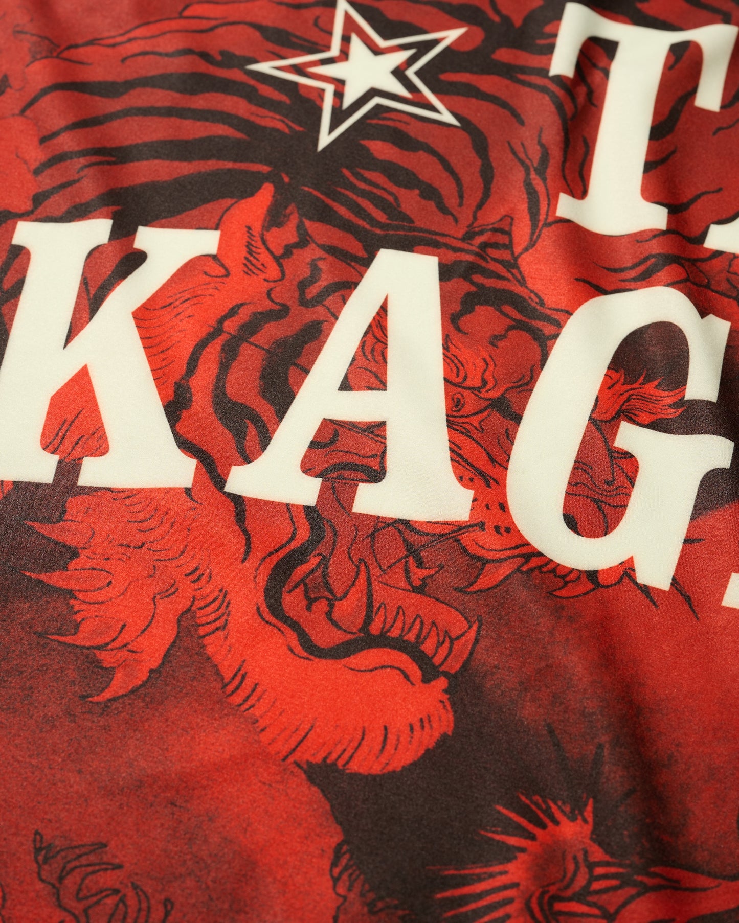 Tiger & Dragon Overprint Bandana