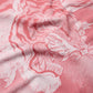 "Downhill Tiger & Dragon" Overprint Camp Collar Shirt / Dusty Pink
