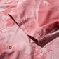 "Downhill Tiger & Dragon" Overprint Camp Collar Shirt / Dusty Pink